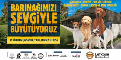 LTB "Lefkoşa Sevimli Dostlarının Yanında: Barınağımızı Sevgiyle Büyütüyoruz” etkinliği düzenliyor