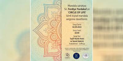 Ferdiye Yurdakul’un “Mandala sergisi” 2 Eylül Cuma günü açılacak