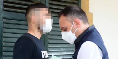 Sahte belgeyle Ercan’dan çıkmak isterken yakalandı