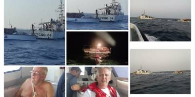 Dipkarpaz’ın açıklarında su almaya başlayan teknede bulunan 2 kişi kurtarıldı