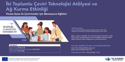 İki Toplumlu Çeviri Teknolojisi Atölyesi ve Ağ Kurma Etkinliği düzenlenecek