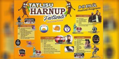 Tatlısu Harnup Festivali Perşembe akşamı başlıyor