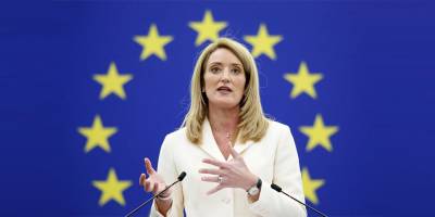 Metsola: Bölünmüş Kıbrıs’ın durumu kabul edilemez, müzakereler devam etmeli