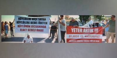 Dilekkaya, Kırıkkale, Erdemli ve Yiğitler’den yol eylemi