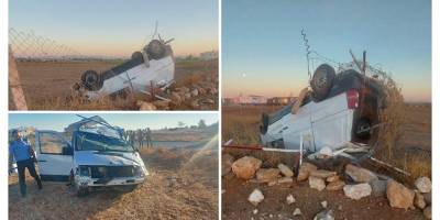 Türkmenköy-Beyarmudu anayolunda korkutan kaza!