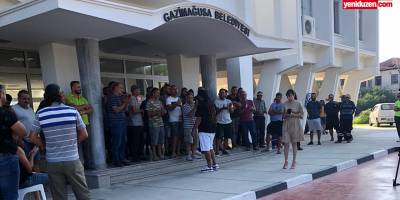 Mağusa Belediyesi’nde yine maaş krizi: GAMABEL çalışanları maaş alamadı, eylem başlattı