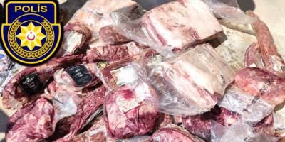 93 kilo kaçak  et, 1 tutuklu