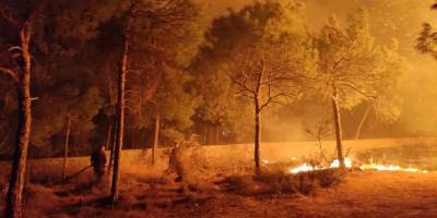 Bu kez de Ağırdağ alev alev