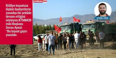 “Şehir Planlama Dairesi’nin külliye ile ilgili hukuki işlem başlatması yasal zorunluluktur”