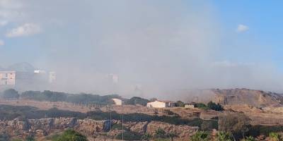 Polis: “Elektrik santrali yakınındaki yangında alevlenme yok, dumanlanma var”