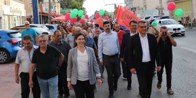 Sıla Usar İncirli'nin Lefkoşa yürüyüşünde ikinci durak Ortaköy!