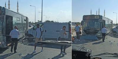 Haspolat'ta korkutan kaza