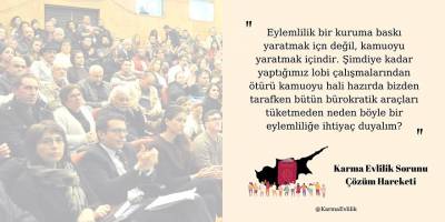 “Protesto yapılması gereken en son eylemlilik uygulaması”