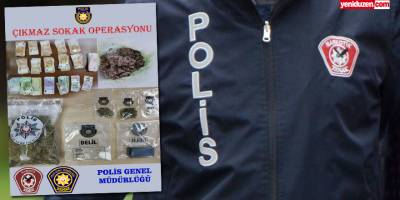'Çıkmaz Sokak' Operasyonu: 1 kilonun üzerinde uyuşturucu