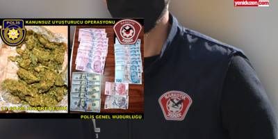 Uyuşturucu, yüklü miktarda para, 21 yaşında bir tutuklu