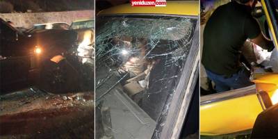 Tatlısu-Geçitkale anayolunda kaza: 2 yaralı