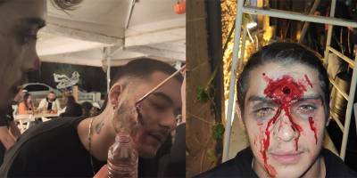 YDÜ öğrencilerinden Cadılar Bayramı’nda halka ücretsiz karakter makyajı