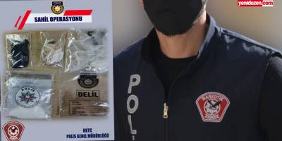 Sahil Operasyonunda yüklü miktarda uyuşturucu, bir tutuklu