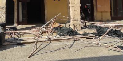 İskele yıkıldı, 9 yaşındaki çocuk yaralandı