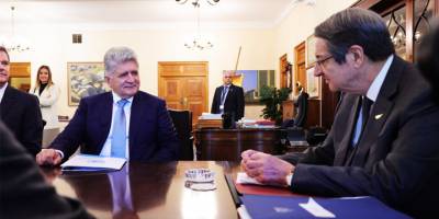 Anastasiadis, BM Genel Sekreter Yardımcısı Jenca’yla görüştü