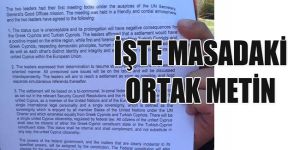 İŞTE İMZALANAN ORTAK METİN