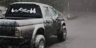 Trodos’ta kar başladı