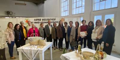 “Zembil Sanatına Geleneksel Dokunuşlar II. Sergisi” Lefke Atatürk Kültür Merkezi’nde açıldı