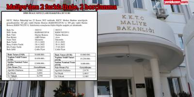 12 milyon Dolar ve 8 milyon Euro borçlanma