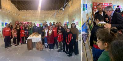 6. Algım Görsel Sanatlar Sergisi, İsmet Vehit Güney Sergi Salonu'nda açıldı