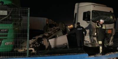 Güzelyurt-Lefkoşa yolunda kaza: 1 yaralı