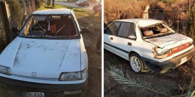 Aracıyla takla atan sürücü hastaneye kaldırıldı