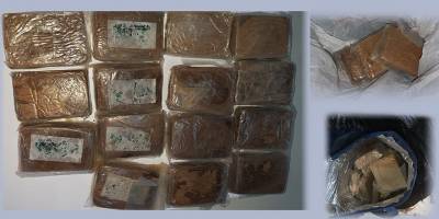 1 kilo 800 gram uyuşturucu, 2 tutuklu