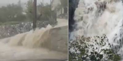 Kozanköy - Karşıyaka yolu trafiğe kapatıldı