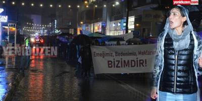 YAĞMUR ALTINDA İSYAN: "Muhafazakarlaşma POLİTİKALARINA HAYIR"