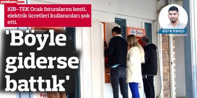 'Böyle giderse battık'