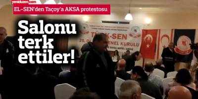 EL-SEN’den Taçoy’a AKSA protestosu