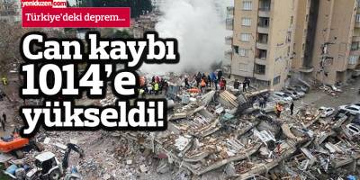 Türkiye'deki depremde can kaybı yükseliyor...