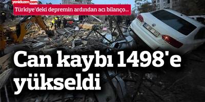 Türkiye'deki depremde can kaybı yükseliyor...