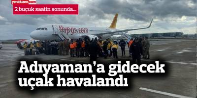 Ve uçak havalandı...