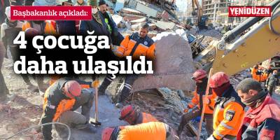 4 çocuğa daha ulaşıldı