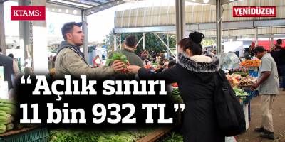 KTAMS: “Açlık sınırı 11 bin 932 TL”
