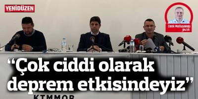 “7.5 şiddetinde bir deprem her  gün olacakmış gibi beklemeliyiz”