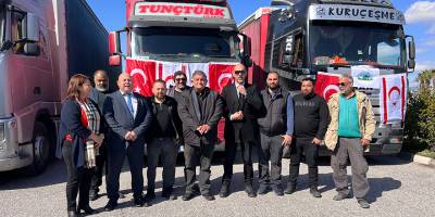 Hayvan üreticilerinden depremzedelere 9 tır süt