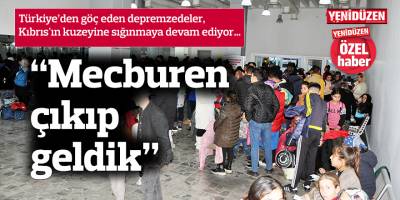 “Mecburen çıkıp geldik”
