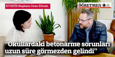 Elmalı: “Yapılan onca uyarıya rağmen okullardaki betonarme sorunları uzun süre görmezden gelindi”