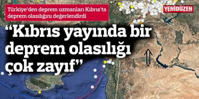 Prof Dr. Ahmet Ercan: “Kıbrıs yayında bir deprem olasılığı çok zayıf”