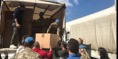 BM Barış Gücü ikinci tır yardım malzemesinin Türkiye için yola çıktığını bildirdi