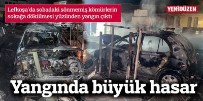 Yangında büyük hasar