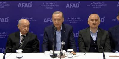 Erdoğan, Adıyaman'daki ilk günler için helallik istedi