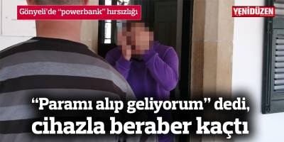 “Paramı alıp geliyorum” dedi, cihazla beraber kaçtı